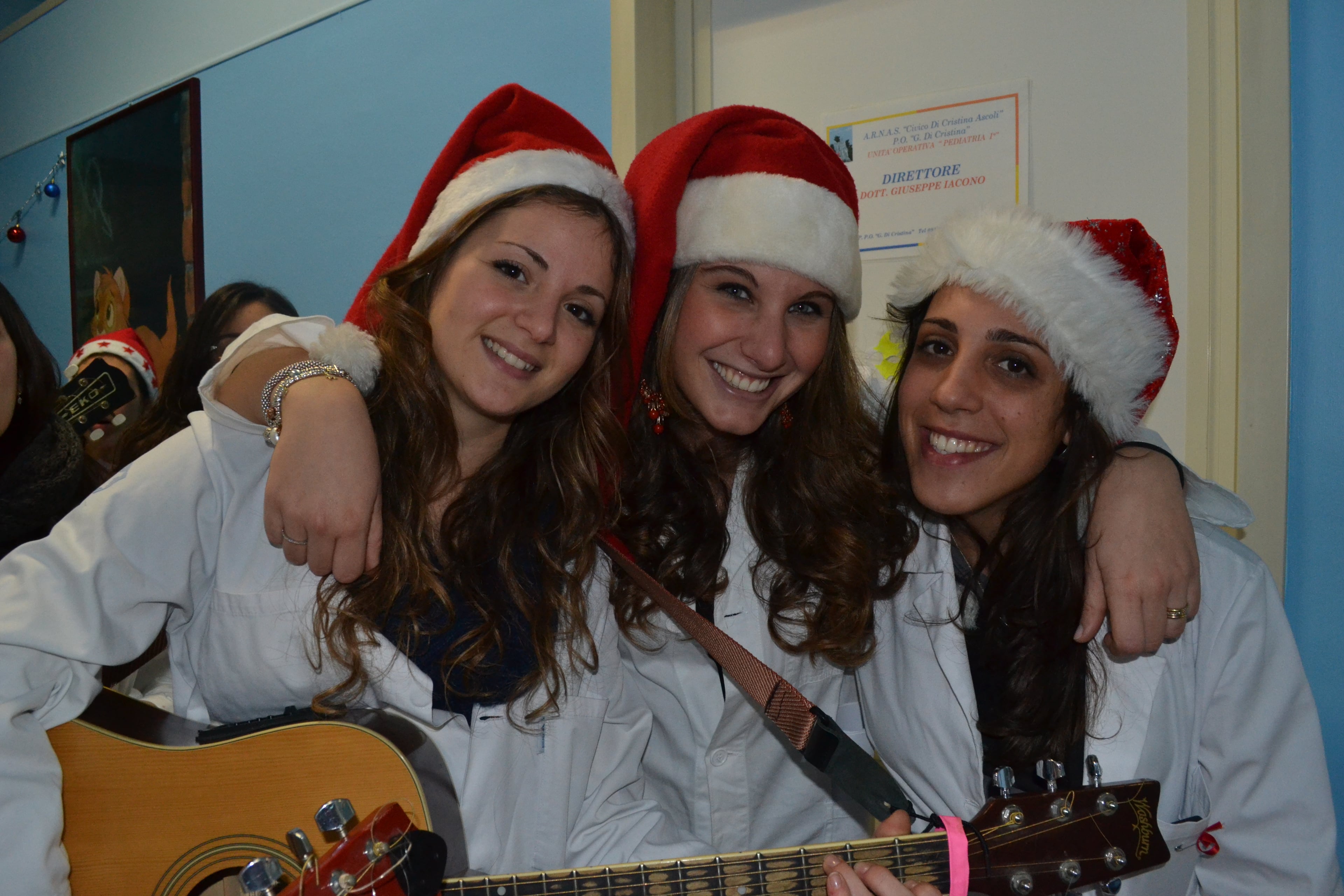 Dottoressa Marina Tricoli al coro di natale